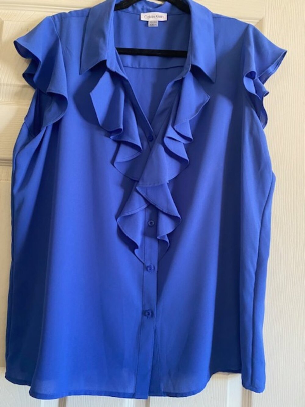 Calvin Klein ruffle blouse